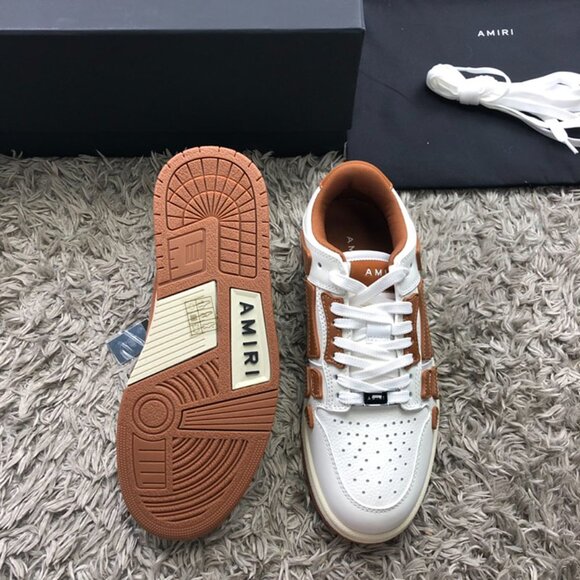 Amiri Men's Outdoor Low-Top Light Brown Skel-Top Low Shoes - Picture 4 of 9